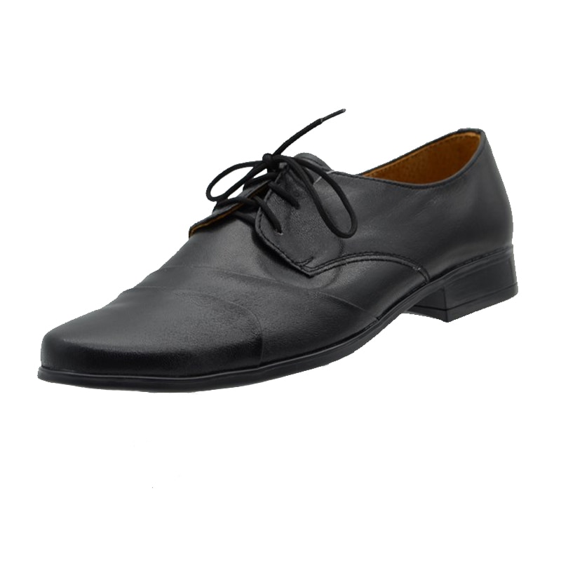 Pantofi pentru baieti KMK 83-CZARNY-38, Negru 38 EU