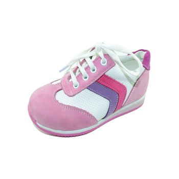 Pantofi din piele pentru fete Efor EFR1-29, Roz 29 EU Pantofi din piele pentru fete Efor EFR1-29, Roz 29 EU