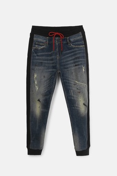 Blugi jogger , Desigual , Cu snur in talie Blugi jogger , Desigual , Cu snur in talie