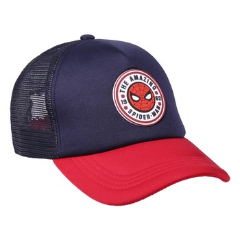 Sapca Spiderman cu plasa, Albastru, 56 cm Sapca Spiderman cu plasa, Albastru, 56 cm