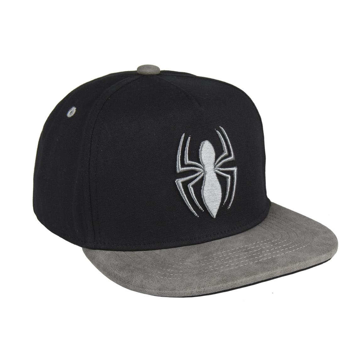 Sapca Spiderman cu logo brodat, Negru, 57 / 59 cm