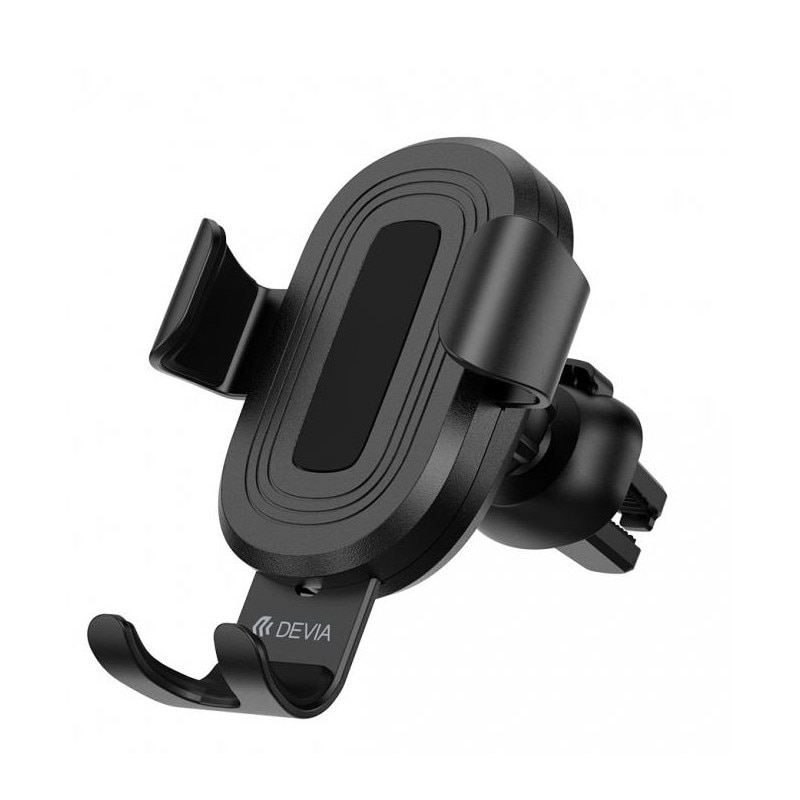 Suport auto cu incarcare wireless Devia Gravity Sensor Negru