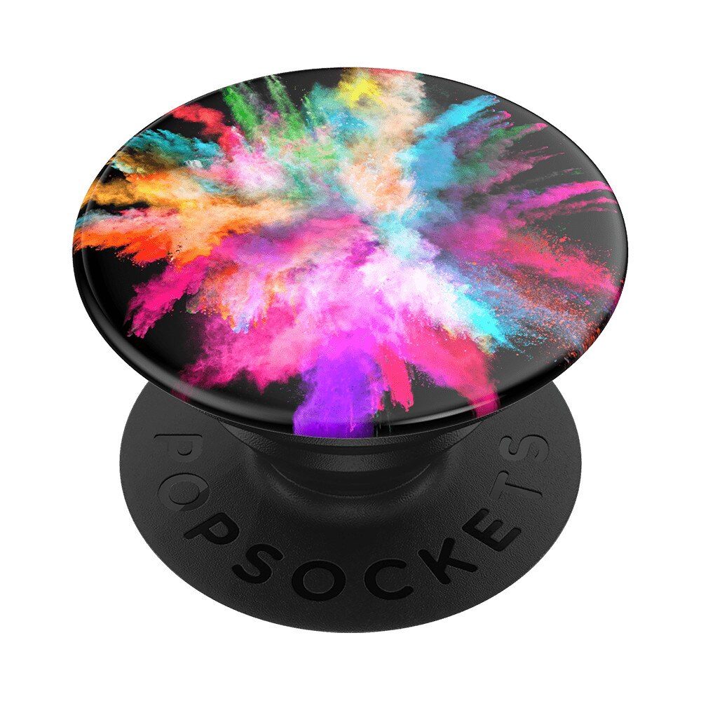 Suport universal pentru telefon si tableta PopSockets, accesoriu PopGrip Color Burst