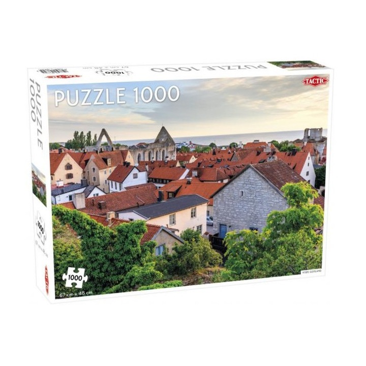 Тактически пъзел Visby Gotland 1000 части 67 х 48 см
