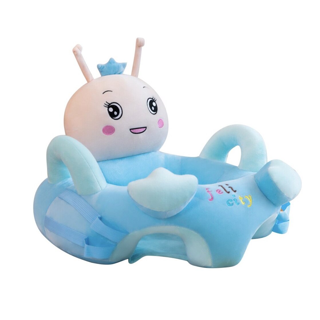 Fotoliu Felicity cu manere laterale - Melcul Bleu - Krista® 53x53x50 cm