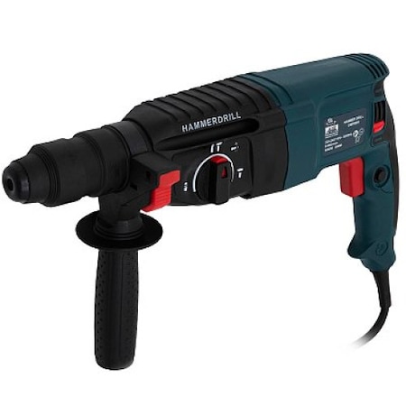 Pachet promo: Ciocan Rotopercutor Profesional Campion Profesional, 3000 W, 3 J, 30mm, 1200 Rpm, Albastra, Mandrina de rezerva, 5 accesorii si Valiza pentru transport + Set 13 burghie EVOTOOLS, metal hss titanat, 1.5-6.5 mm