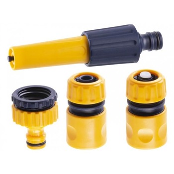 Set de stropit, duza furtun cu accesorii, 4 piese, 1/2 Set de stropit, duza furtun cu accesorii, 4 piese, 1/2