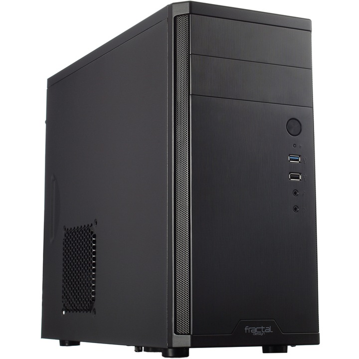 Кутия Fractal Design Core 1100, MicroATX, Без захранващ блок, Черна