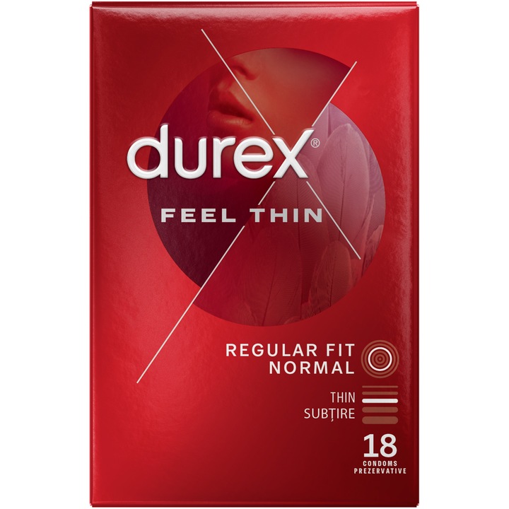 Durex Feel Thin óvszer, 18 db