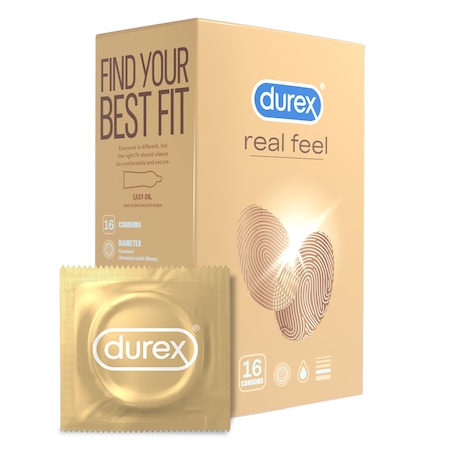 Презервативи Durex Real Feel, 16 бр