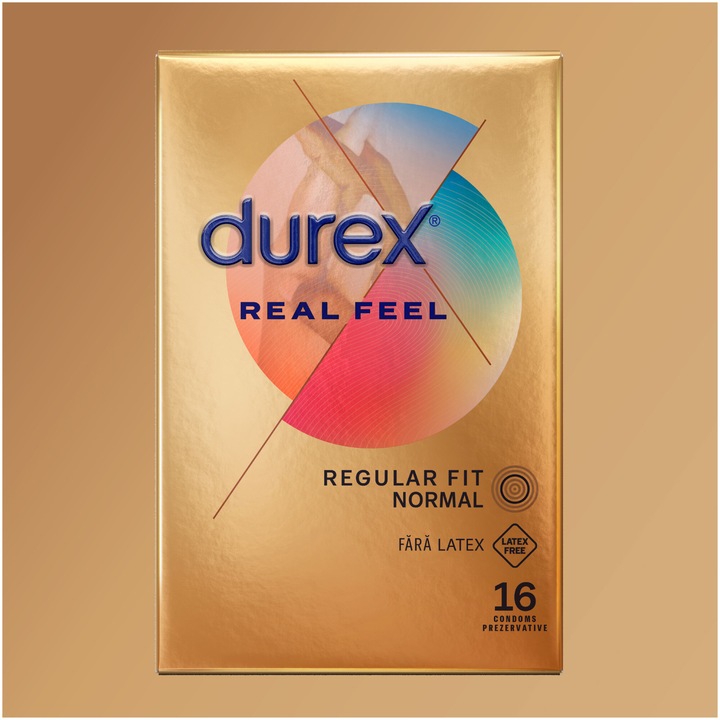 Durex Real Feel óvszer, 16 db