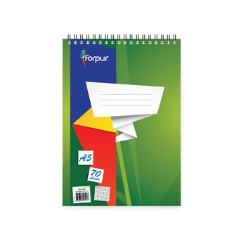 Bloc notes A5 cu spira Forpus 42301 70 file matematica Bloc notes A5 cu spira Forpus 42301 70 file matematica