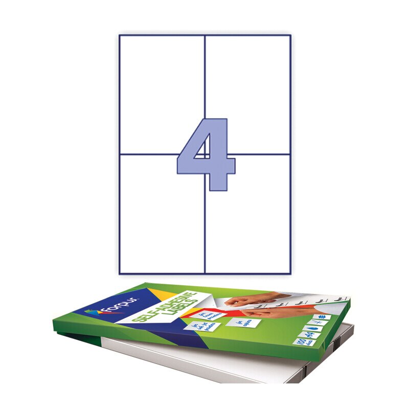 Etichete 4/A4 105x148mm Forpus 41534 100 coli/top