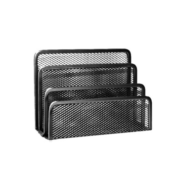 Suport pentru plicuri metalic mesh Forpus 30563 negru Suport pentru plicuri metalic mesh Forpus 30563 negru
