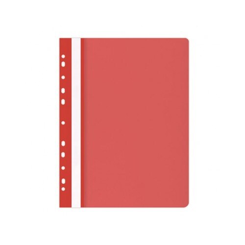 Dosar sina plastic cu perforatii multiple Forpus 21323 rosu