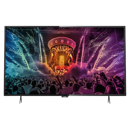 TV LED Smart Philips, 123 cm, 49PUH6101/88, 4K Ultra HD, Clasa A+