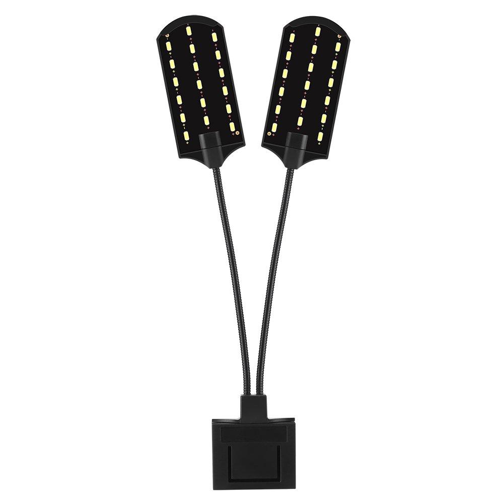 Summon enable public Lampa LED pentru acvariu, 2 brate, clips pentru prindere, negru - eMAG.ro