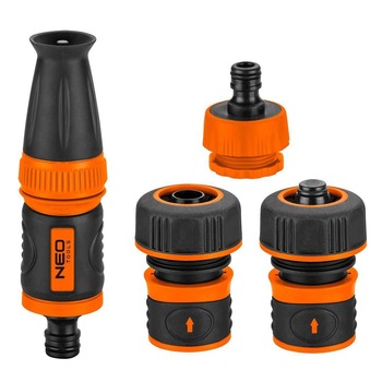 Set de stropit, duza furtun cu accesorii, 4 piese, 3/4 Set de stropit, duza furtun cu accesorii, 4 piese, 3/4