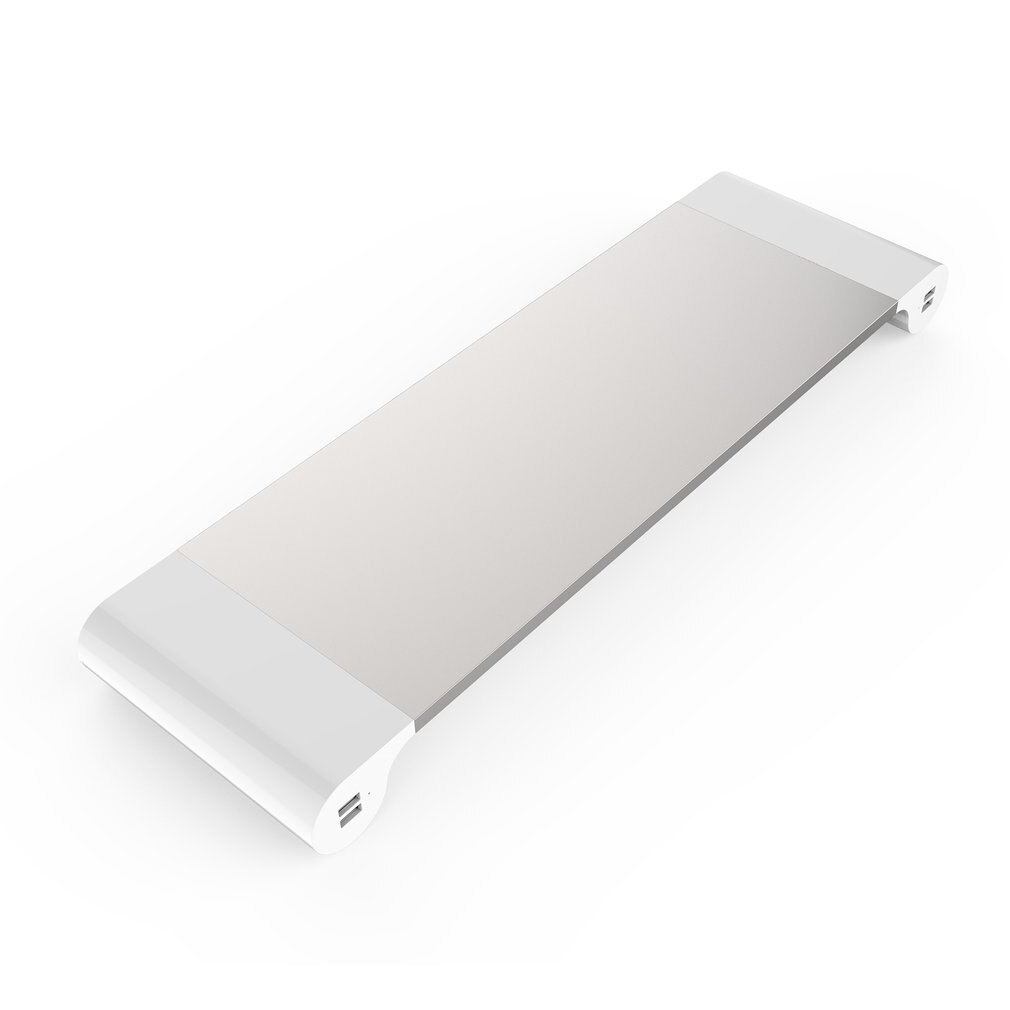 Suport multifunctional pentru monitor, conectare 220V, 4 mufe USB integrate, Blasko