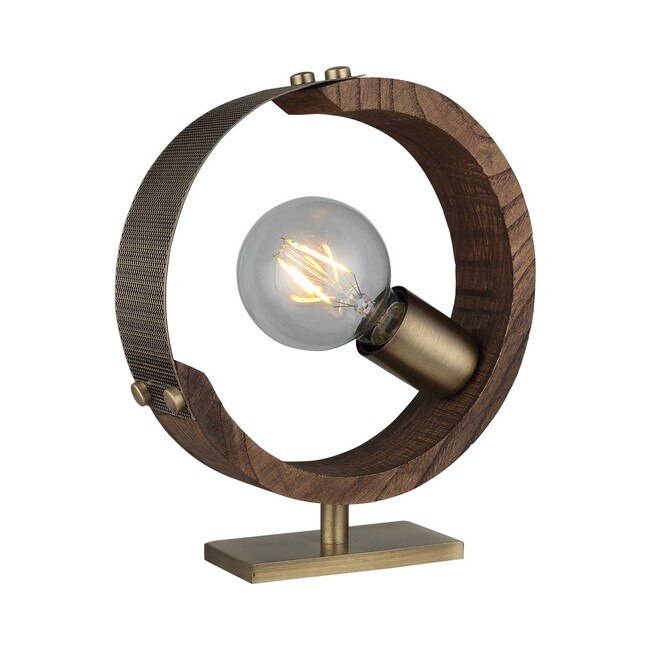 Lampa de masa Homemania Manya, 6 x 22 x 25 cm, 1 x E27, 40W, Maro