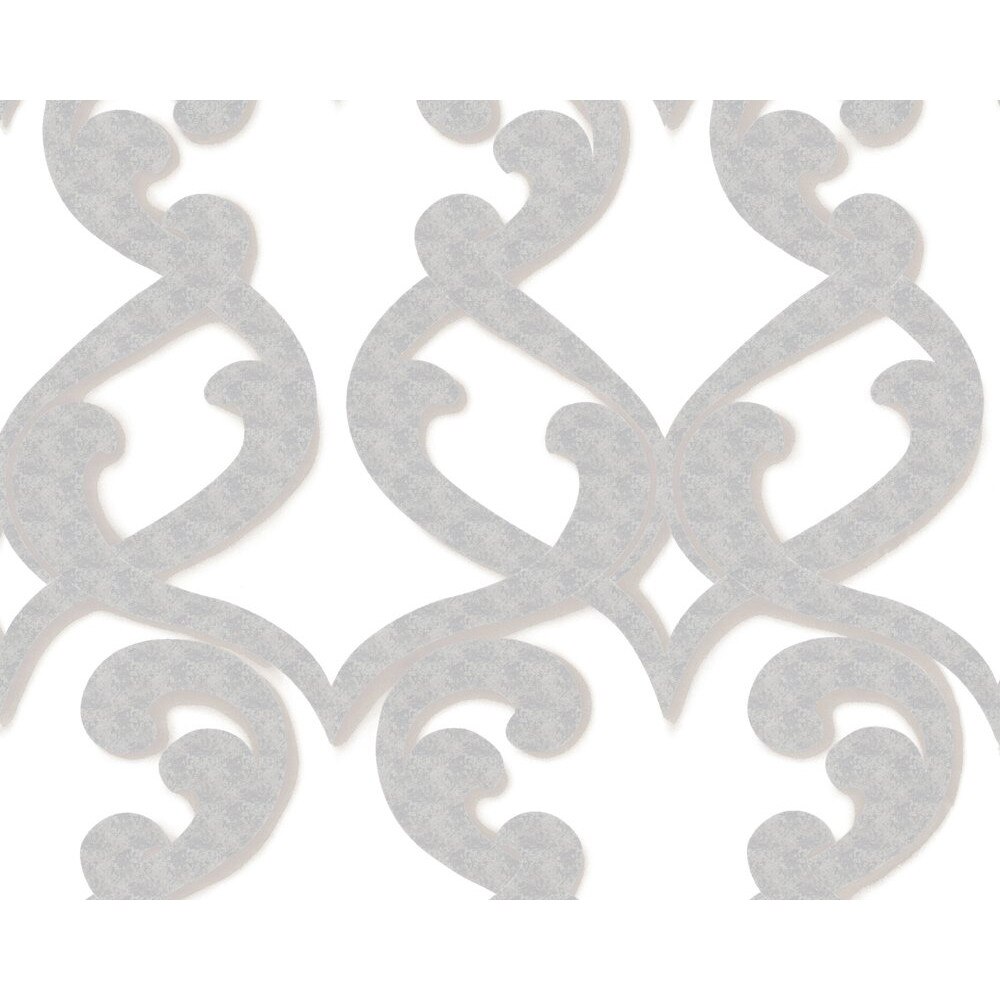Tapet, AS Creation 255938, Alb/Gri, 10.05 x 0.53 m