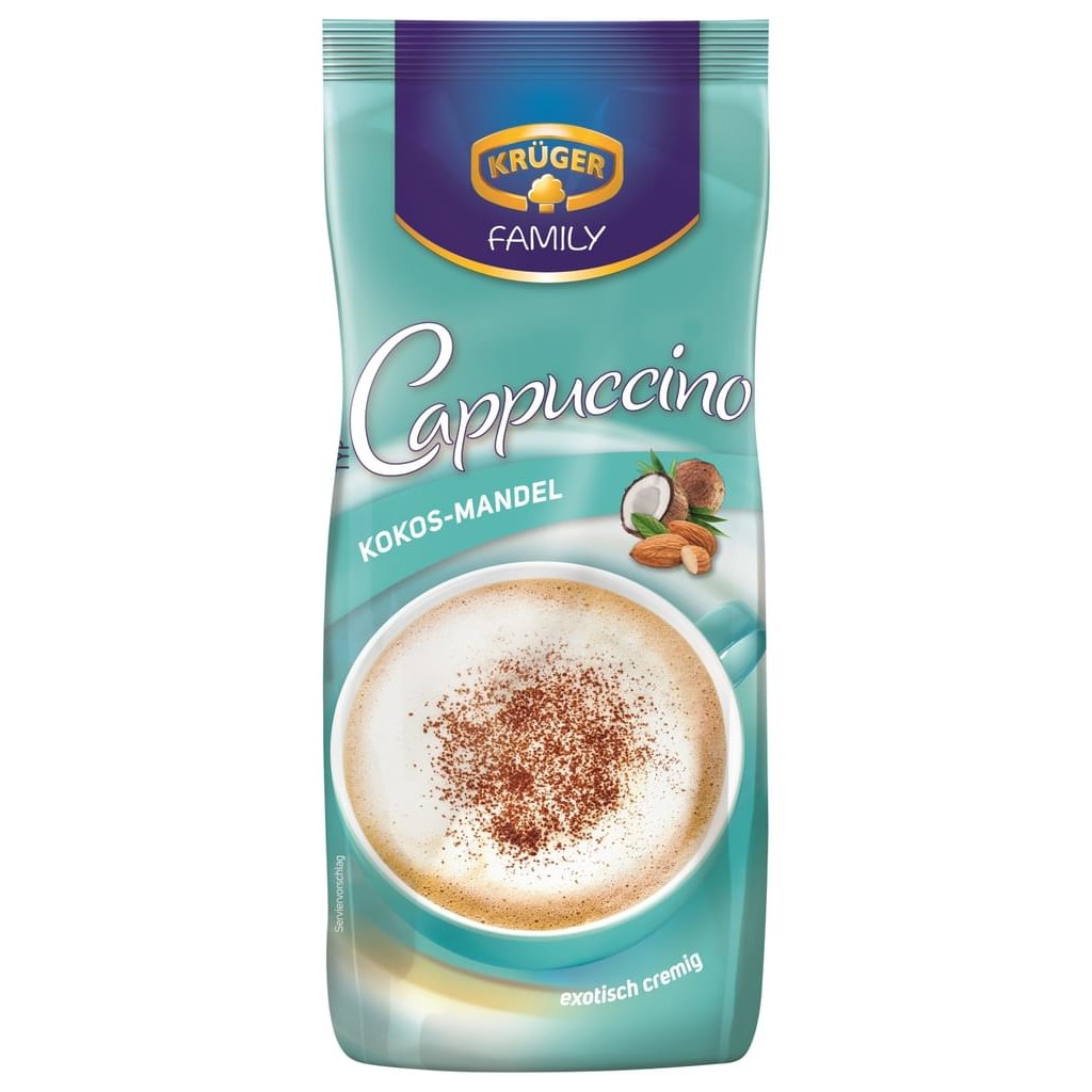 Cappuccino Kruger family cocos si migdale, 500 gr