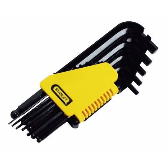 Set 11 chei locas hex imbus 1/16''- 3/8'' STANLEY
