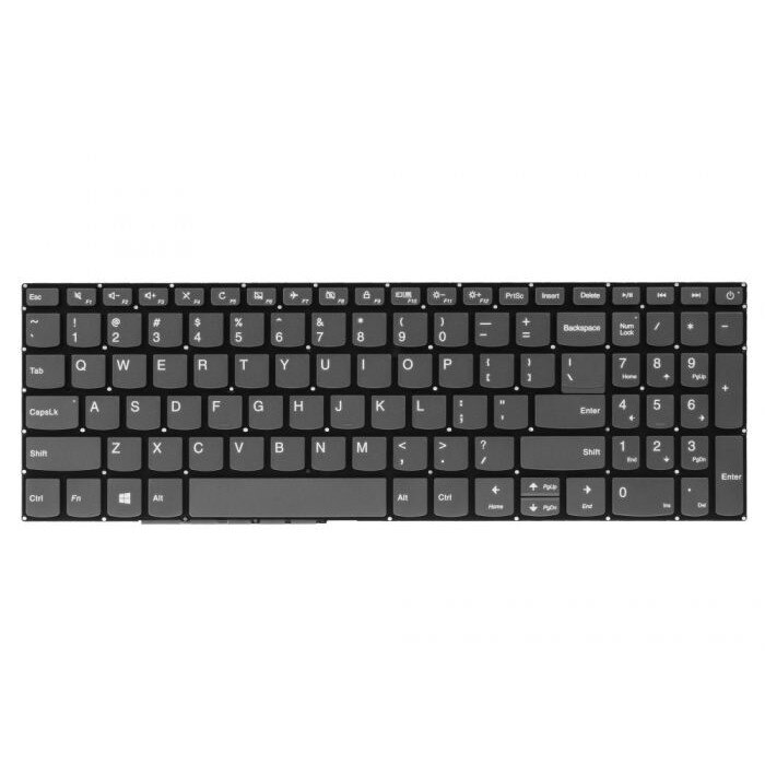 Tastatura premium compatibila cu Lenovo IdeaPad 320-15ISK 320-15IAP 320-15IKB 320-15ABR, layout international , tastatura numerica , Negru