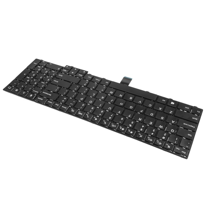 Prémium billentyűzet kompatibilis Lenovo E540 T540 W540 E531, megvilágított, nemzetközi elrendezés, numerikus billentyűzet, fekete