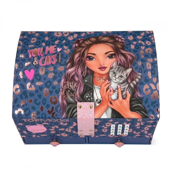 Cutiuta de bijuterii Top Model Leo Love 15.7 x 20 x 12.5 cm