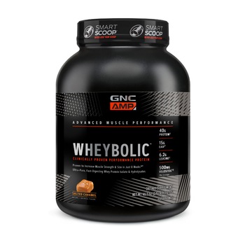 Proteina din Zer GNC AMP Wheybolic, aroma de Caramel Sarat, 1312.5 g Proteina din Zer GNC AMP Wheybolic, aroma de Caramel Sarat, 1312.5 g