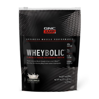 Proteina din Zer GNC AMP Wheybolic, aroma de Vanilie, 515 G Proteina din Zer GNC AMP Wheybolic, aroma de Vanilie, 515 G