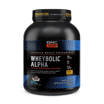 Proteina din Zer GNC AMP Wheybolic Alpha, aroma de Biscuiti cu Crema, 1293.6 g Proteina din Zer GNC AMP Wheybolic Alpha, aroma de Biscuiti cu Crema, 1293.6 g