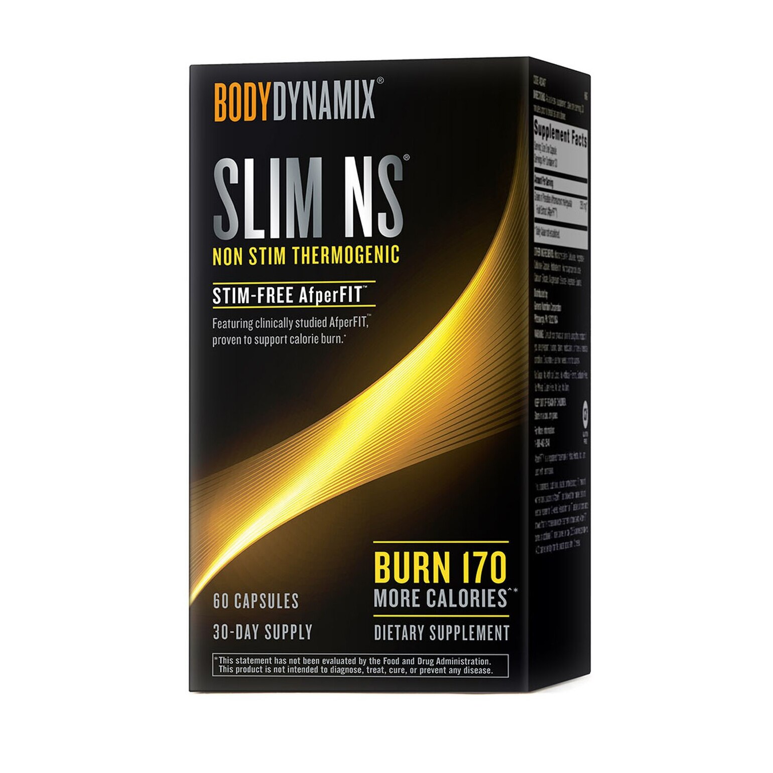 BodyDynamix Slim NS Termogenic Nonstimulant, 60 cps