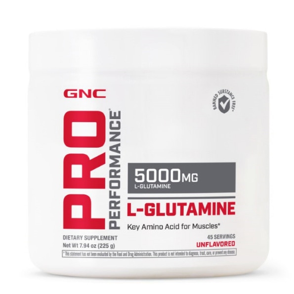Pro Performance L-Glutamine 5000 mg GNC , 225 g