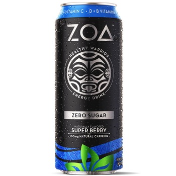 Bautura Energizanta ZOA Energy Drink Zero Sugar, aroma de Super Berry, 473ml Bautura Energizanta ZOA Energy Drink Zero Sugar, aroma de Super Berry, 473ml