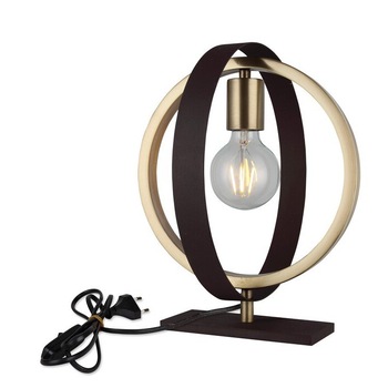 Lampa de masa Homemania Tado, 18 x 28 x 31,5 cm, 1 x E27, Max 40W, Auriu/Negru Lampa de masa Homemania Tado, 18 x 28 x 31,5 cm, 1 x E27, Max 40W, Auriu/Negru