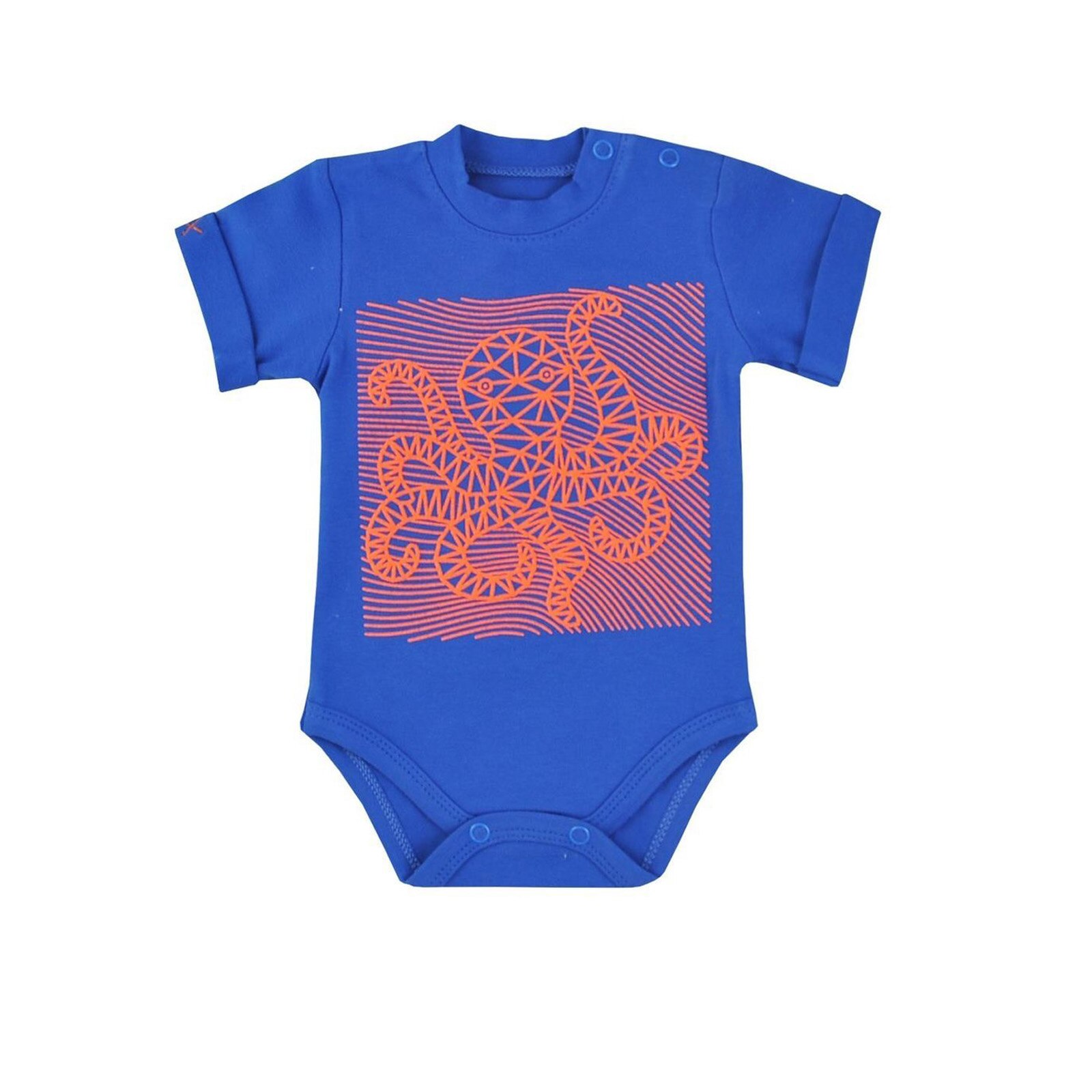 Body cu maneca scurta pentru baieti Koala Osmiornica 08-539, Bleumarin 55404