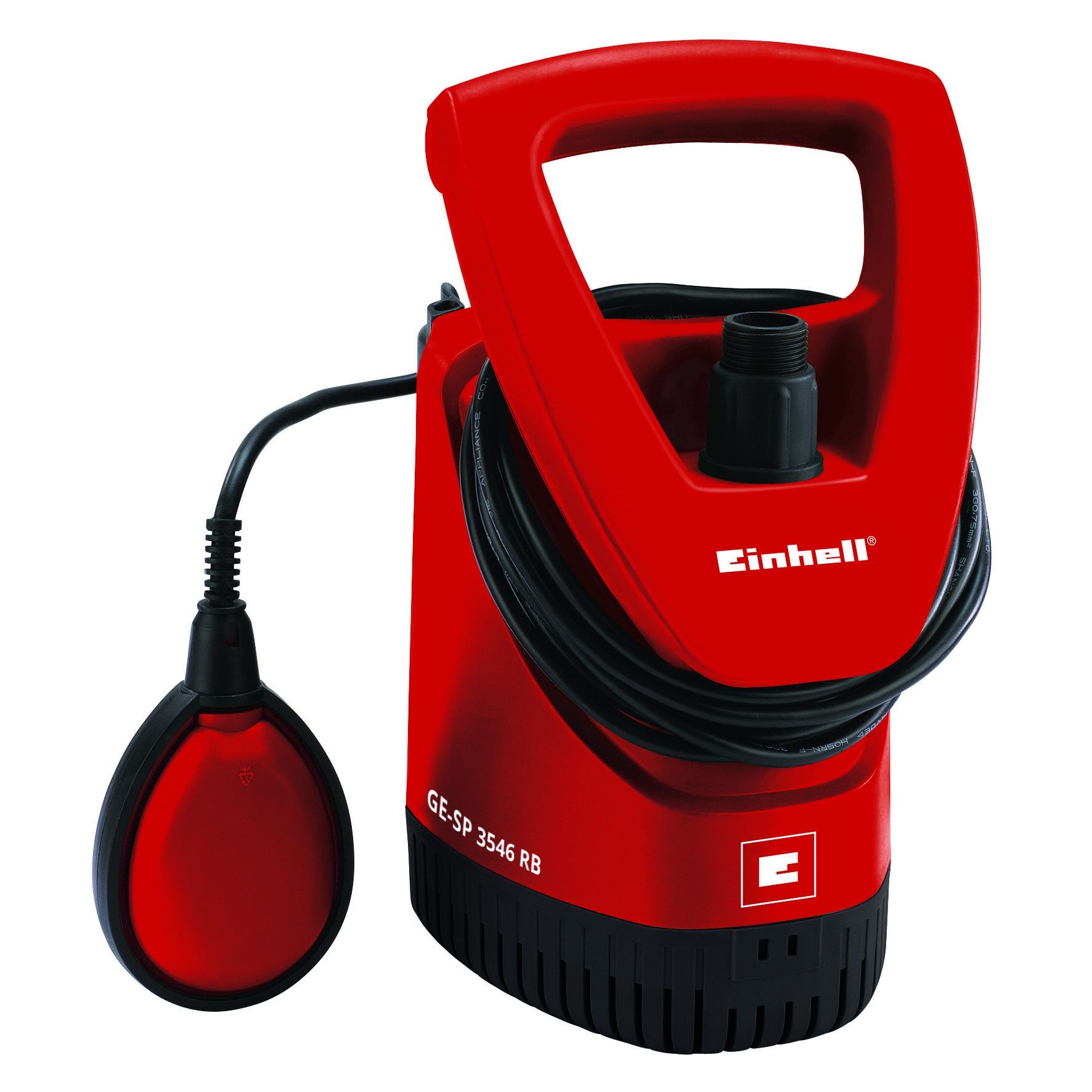 Pompa submersibila Einhell GE-SP 3546 RB, 350 W, 4600 L/h, adancimea maxima 7 m, inaltimea maxima 11 m, dimensiune particule 2,5 mm