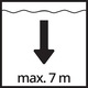 Потопяема помпа Einhell GE-SP 3546 RB, 350 W, 4600 L/h, максимална дълбочина 7 m, максимална височина 11 m, размер на частиците 2,5 mm