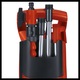 Потопяема помпа Einhell GE-SP 3546 RB, 350 W, 4600 L/h, максимална дълбочина 7 m, максимална височина 11 m, размер на частиците 2,5 mm
