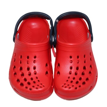 Saboti pentru plaja, rosu cu bluemarin Saboti pentru plaja, rosu cu bluemarin