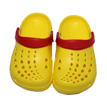 Saboti pentru plaja, galben cu rosu Saboti pentru plaja, galben cu rosu