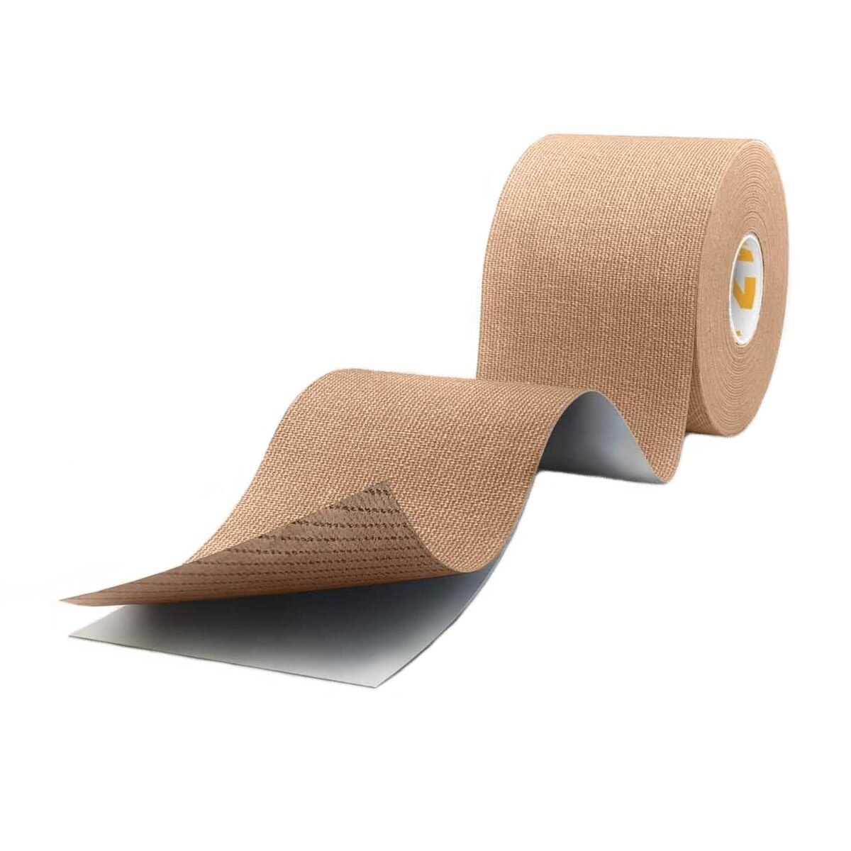 Banda kinesiologica culoare Bej, cu extra adeziv, Bumbac si Elastan, 5cm x 5m