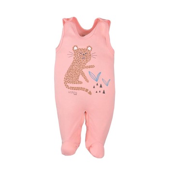 Salopeta fara maneci pentru fete Koala Farma 08, Coral 68 CM Salopeta fara maneci pentru fete Koala Farma 08, Coral 68 CM