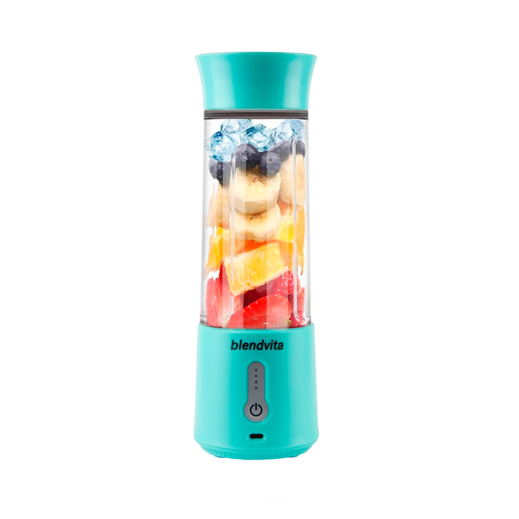 Преносим мини блендер BlendVita Pro, 500ML, 4000mAh, 18,000rpm, Тюркоаз ...