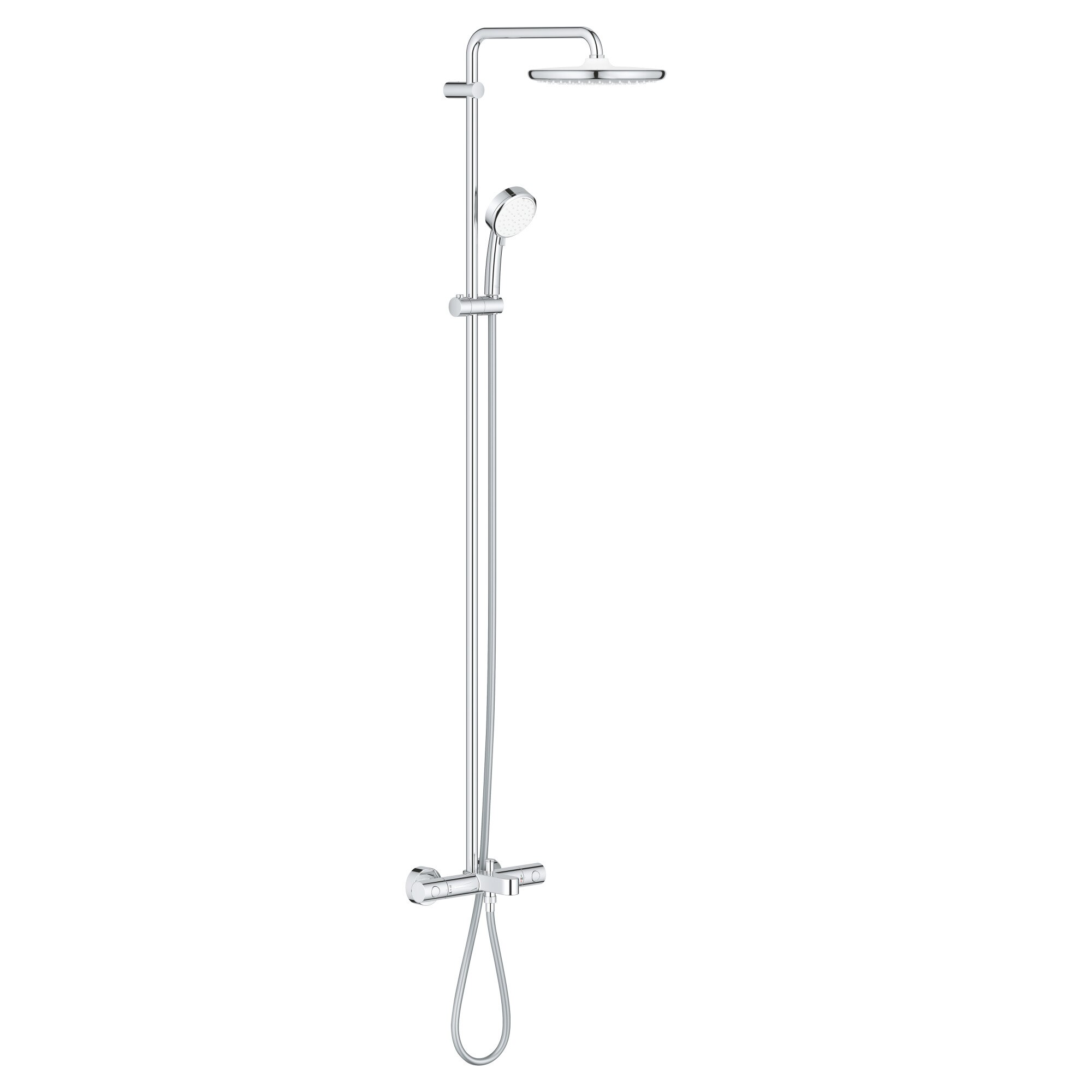 Sistem de cada Grohe Tempesta Cosmopolitan 250 26672000, 1/2'', aparent, termostat, 250 mm, crom