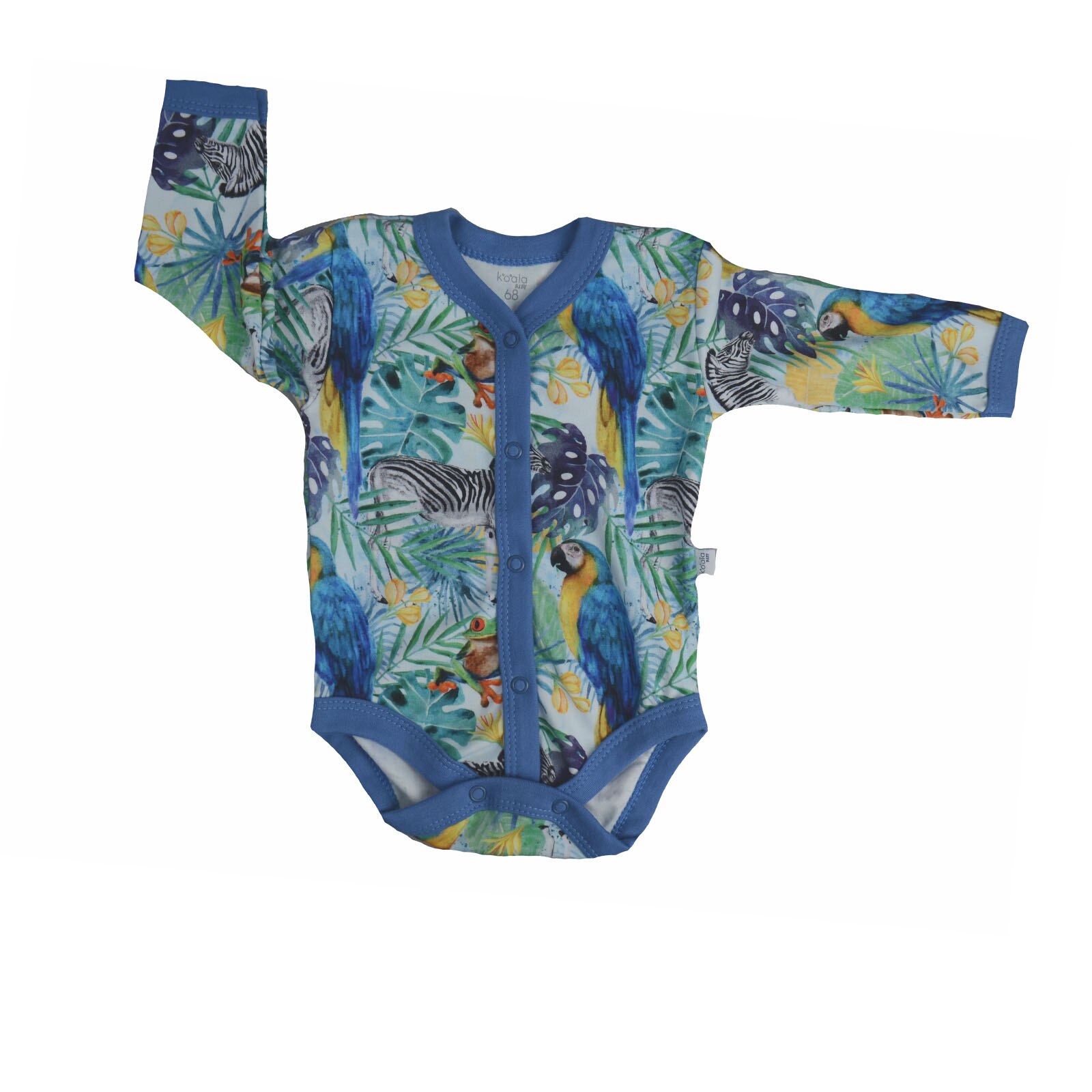 Body cu maneca lunga pentru baieti Koala Madagaskar 08-284, Multicolor 56844