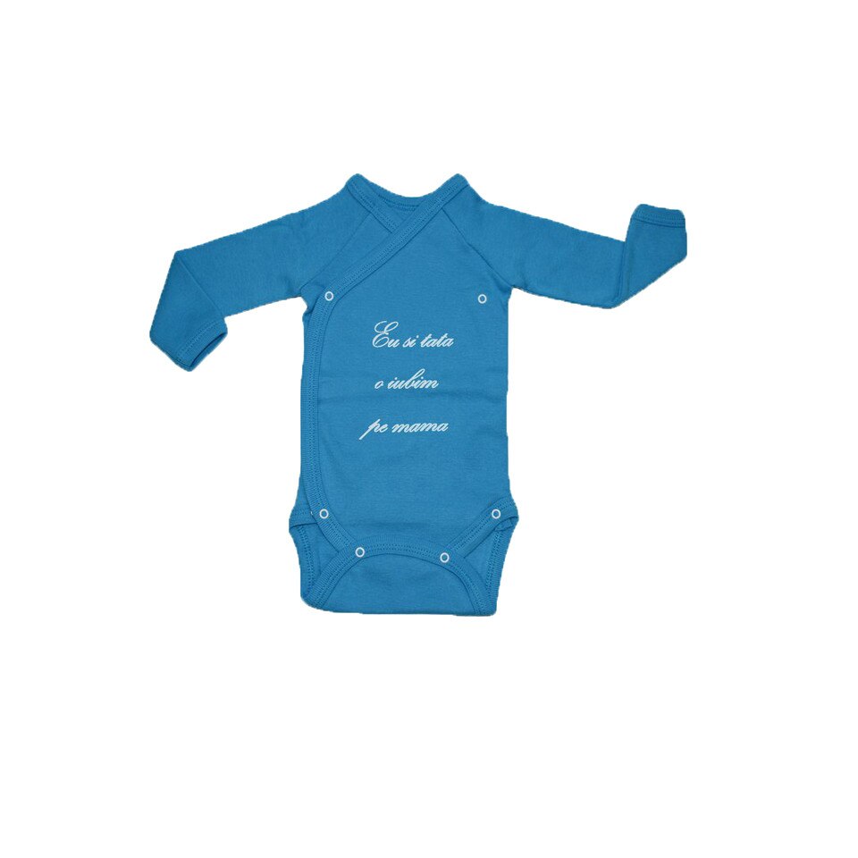 Body cu maneca lunga pentru baieti Mini Bimbi BMBB16-AL-92-cm, Albastru 13963