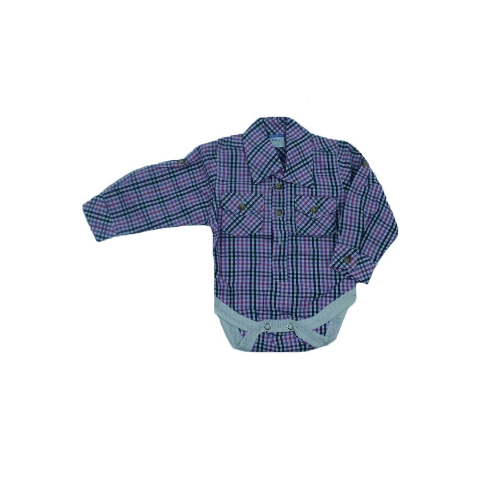 Body tip camasa pentru baieti Vitamins VTM-06, Multicolor 80 cm